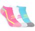 3 Pack Extended Terry Ankle Sport Socks, ROSE / BLEU, swatch