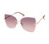 Modified Rimless Butterfly Sunglasses, BRUN, swatch