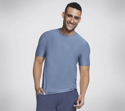 Acheter Tee-shirt de sport homme Stretch Bleu clair ? Bon et bon marché